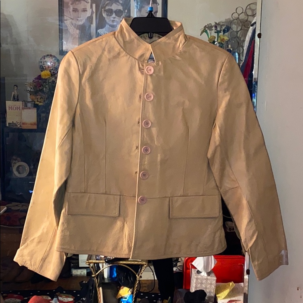 Chadwick’s Golden genuine leather jacket